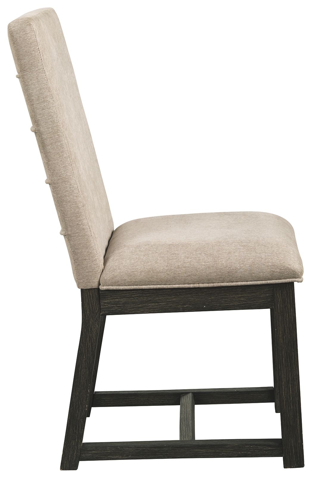 Bellvern - Gris foncé - Chaise de salle à manger (lot de 2)