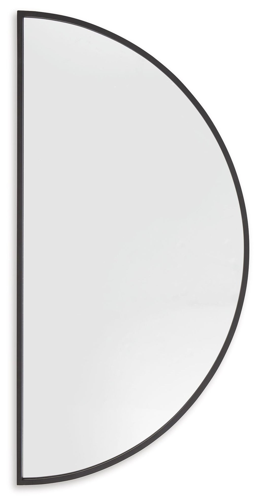 Denlow - Noir - Miroir d'appoint