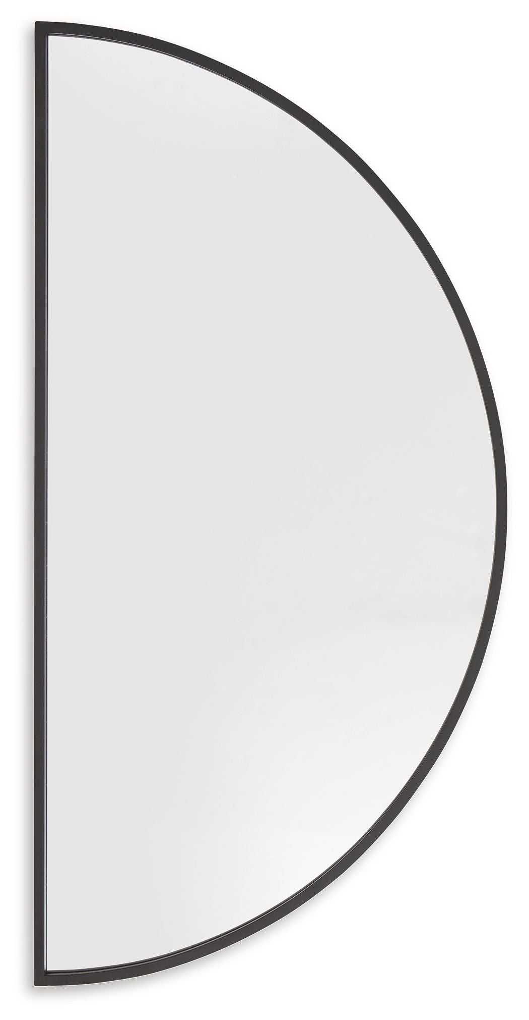 Denlow - Noir - Miroir d'appoint