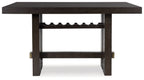 Burkhaus - Table de salle à manger rectangulaire marron foncé