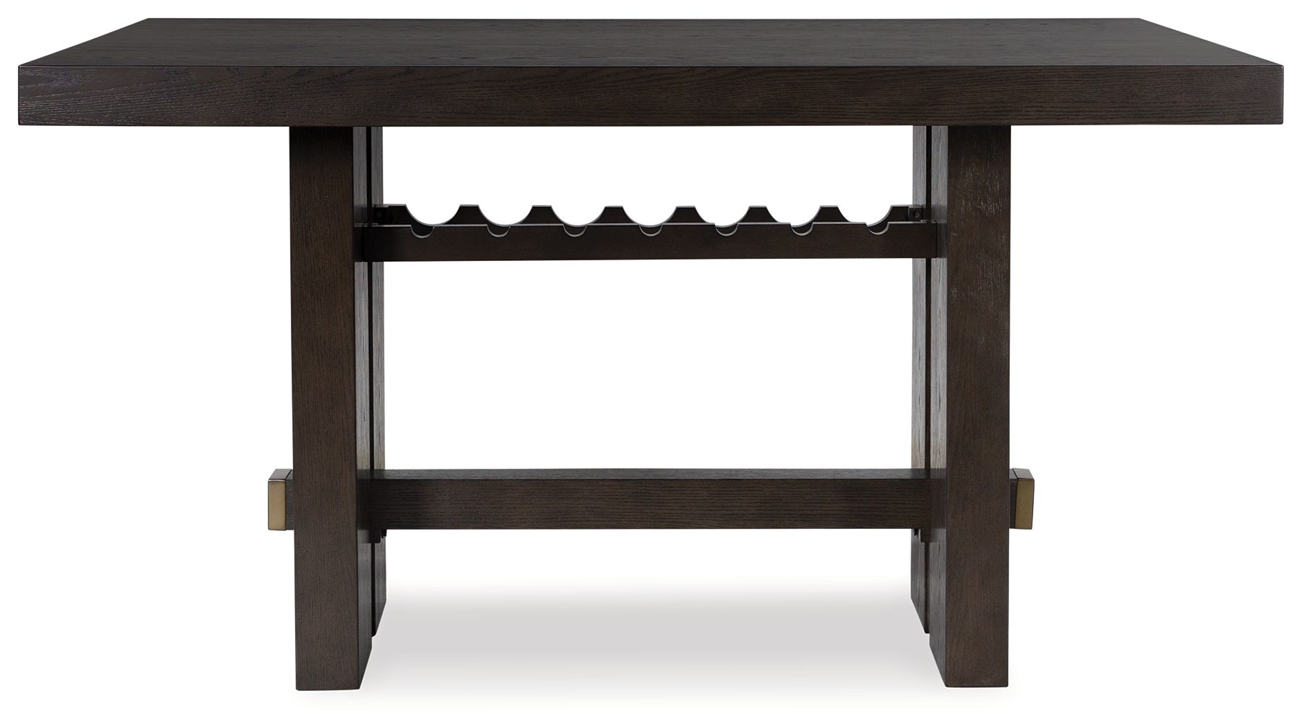 Burkhaus - Table de salle à manger rectangulaire marron foncé