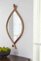 Bartner - Finition or antique - Miroir d'appoint