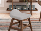 Lyncott - Gris clair / Marron - Chaise de bureau