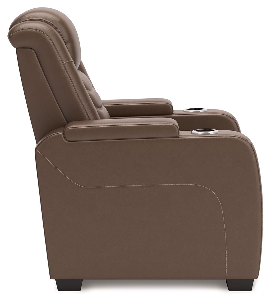 High Impact - Tabac - Fauteuil inclinable électrique / Appuie-tête réglable