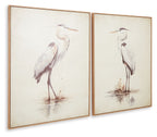 Aubinell - Beige - Ensemble de décoration murale (lot de 2)