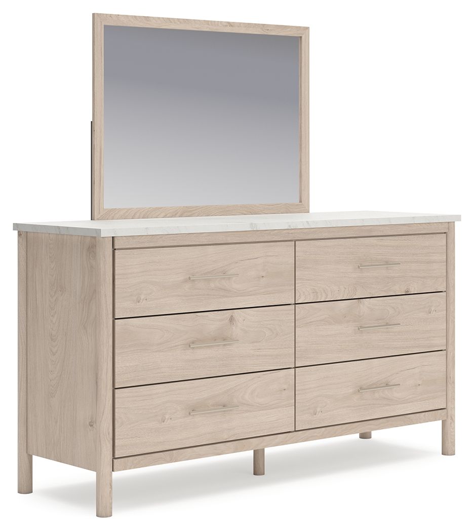 Cadmori - Bicolore - Commode et miroir