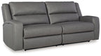 Brixworth - Ardoise - Canapé inclinable 2 places