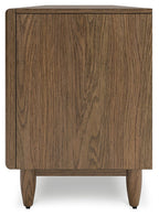 Roanhowe - Marron - Meuble TV extra large
