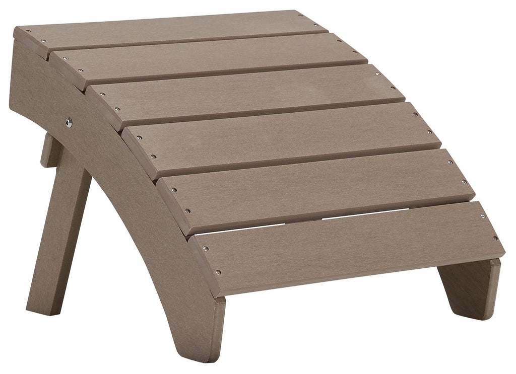 Sundown Treasure - 2 pièces - Chaise Adirondack et pouf
