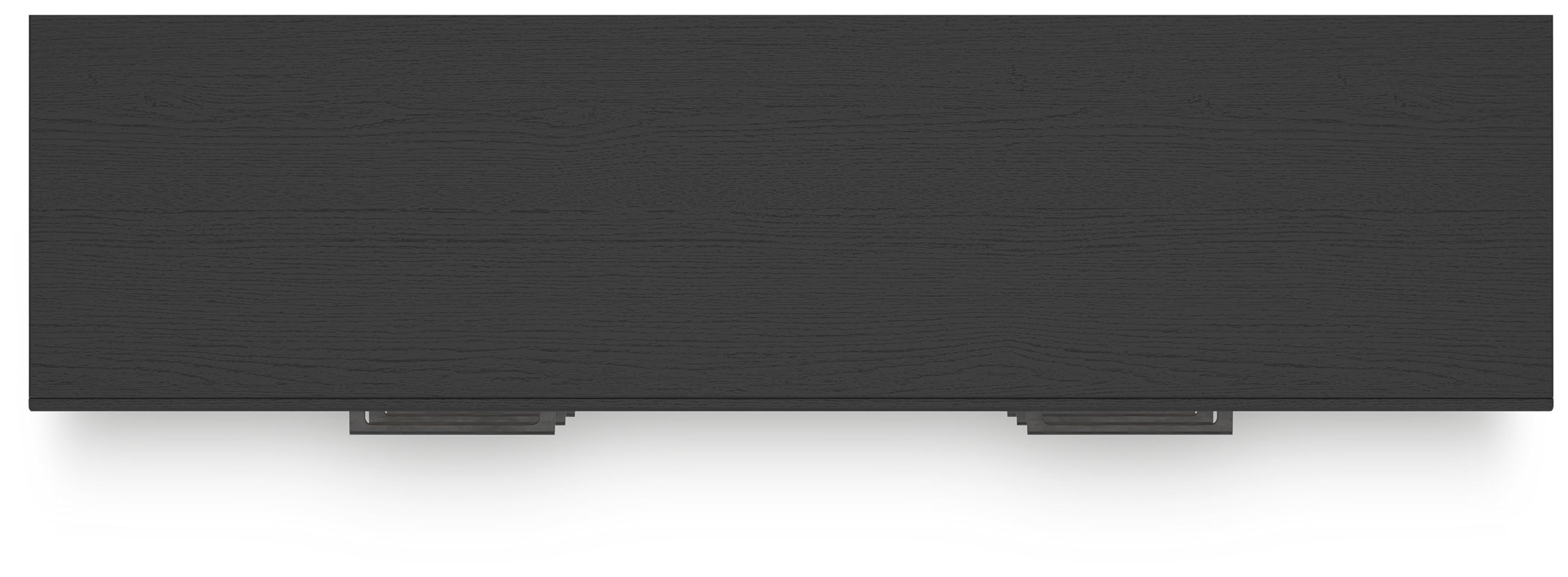 Vertani - Noir / Marron miel - Commode six tiroirs