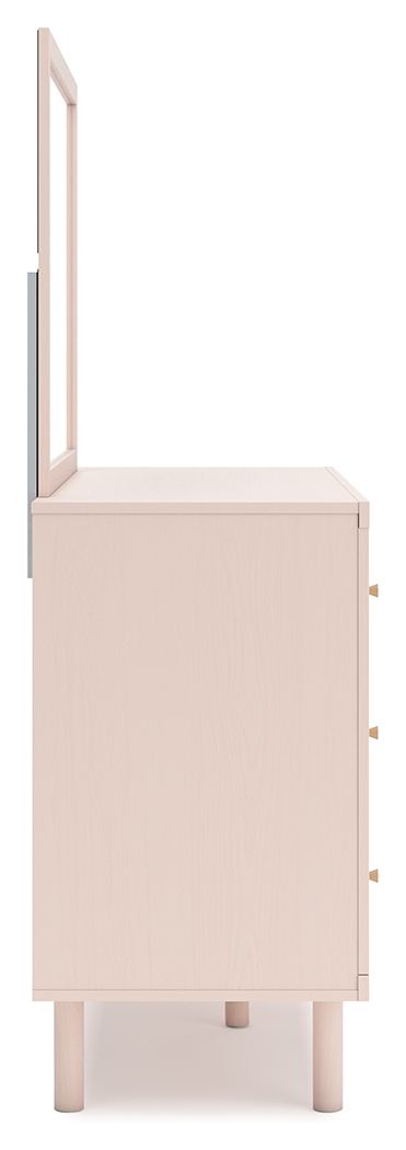 Wistenpine - Blush - Commode et miroir