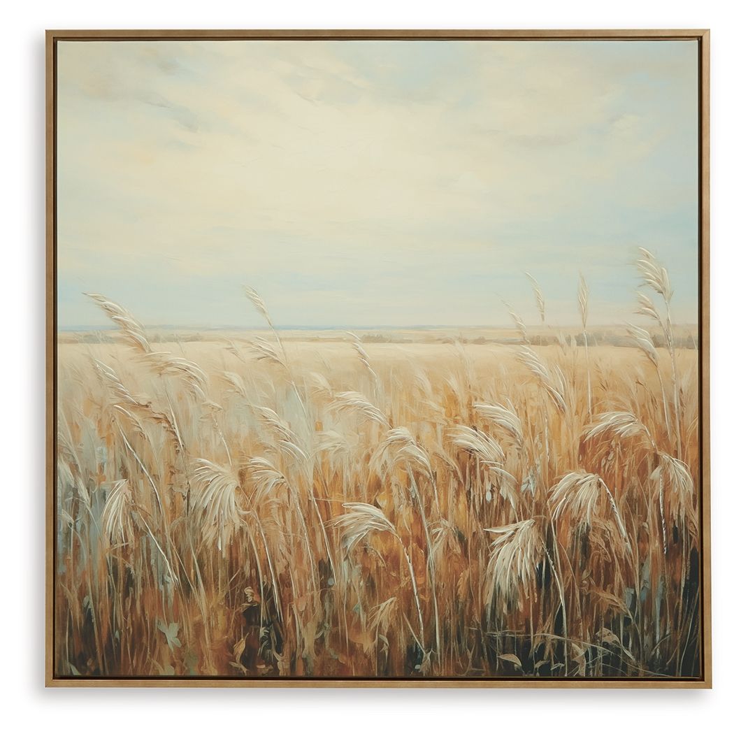 Dallrick - Bleu / Beige - Décoration murale