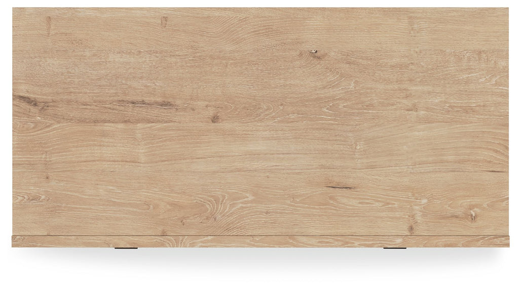Cielden - Commode large à cinq tiroirs bicolore