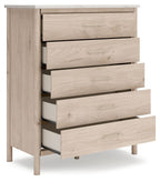 Cadmori - Commode large à cinq tiroirs