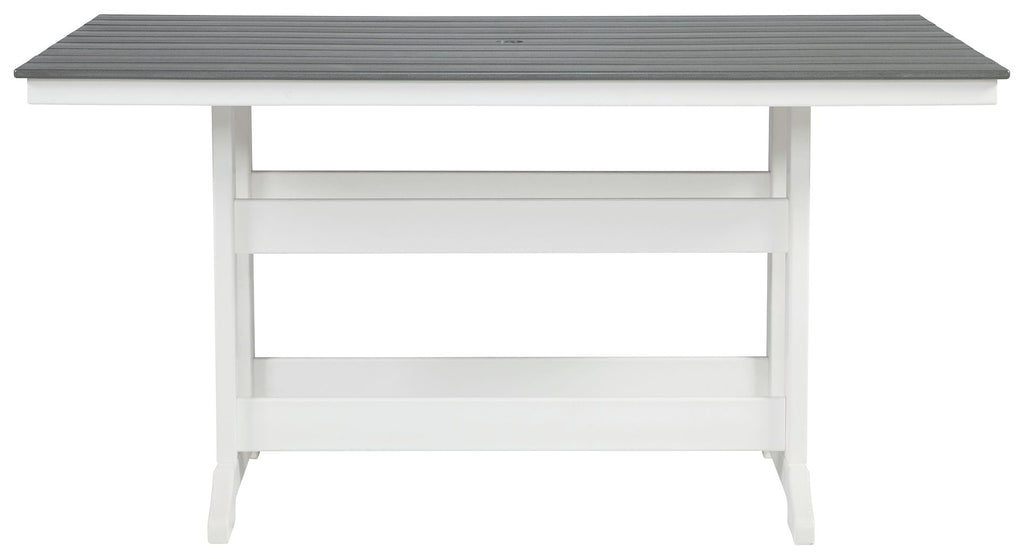Transville - Table de comptoir avec option parapluie