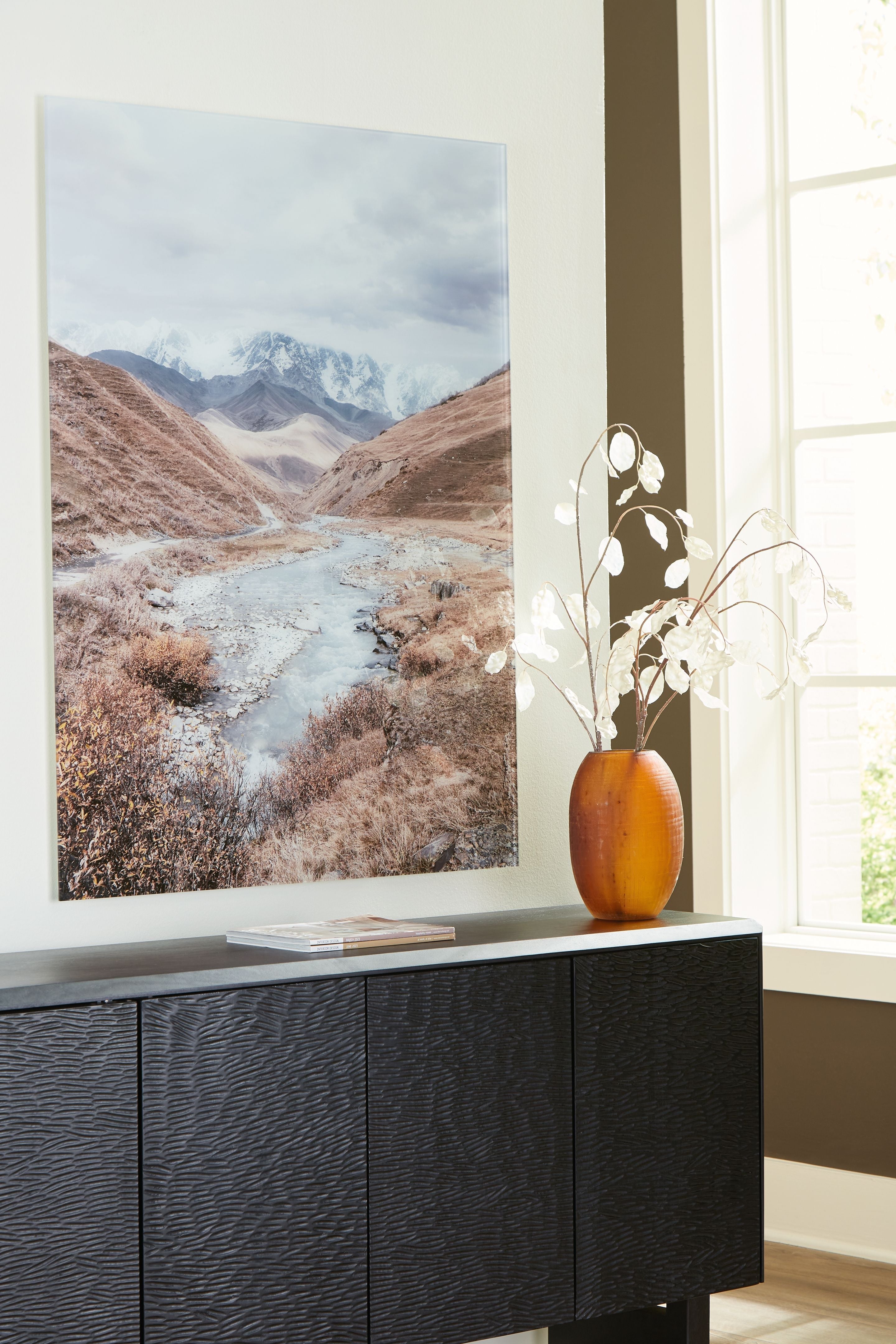 Darinby - Gris / Marron / Blanc - Décoration murale