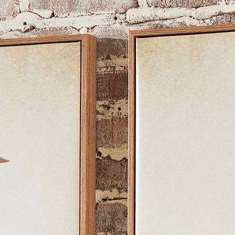Aubinell - Beige - Ensemble de décoration murale (lot de 2)