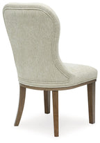 Sturlayne - Marron - Chaise de salle à manger rembourrée (lot de 2)