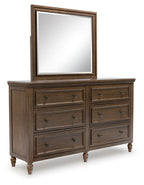 Sturlayne - Marron - Commode et miroir