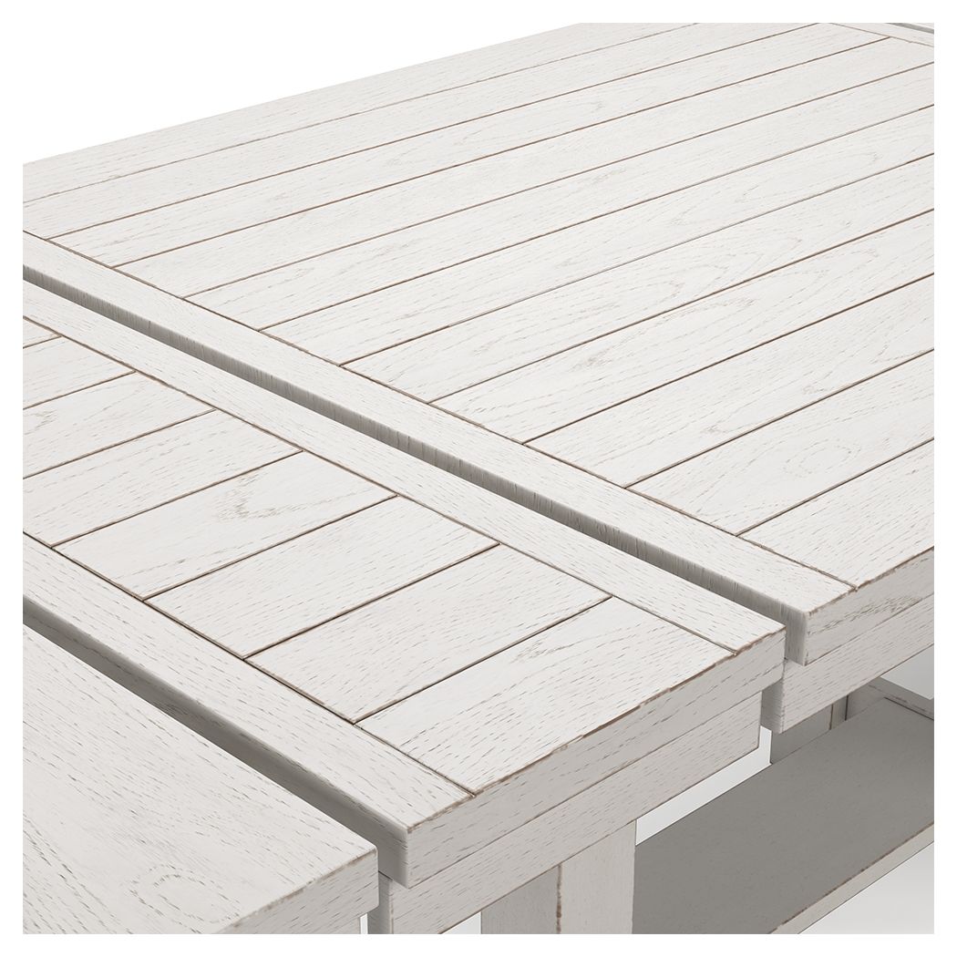 Robbinsdale - Ensemble de table à manger rectangulaire extensible à hauteur de comptoir