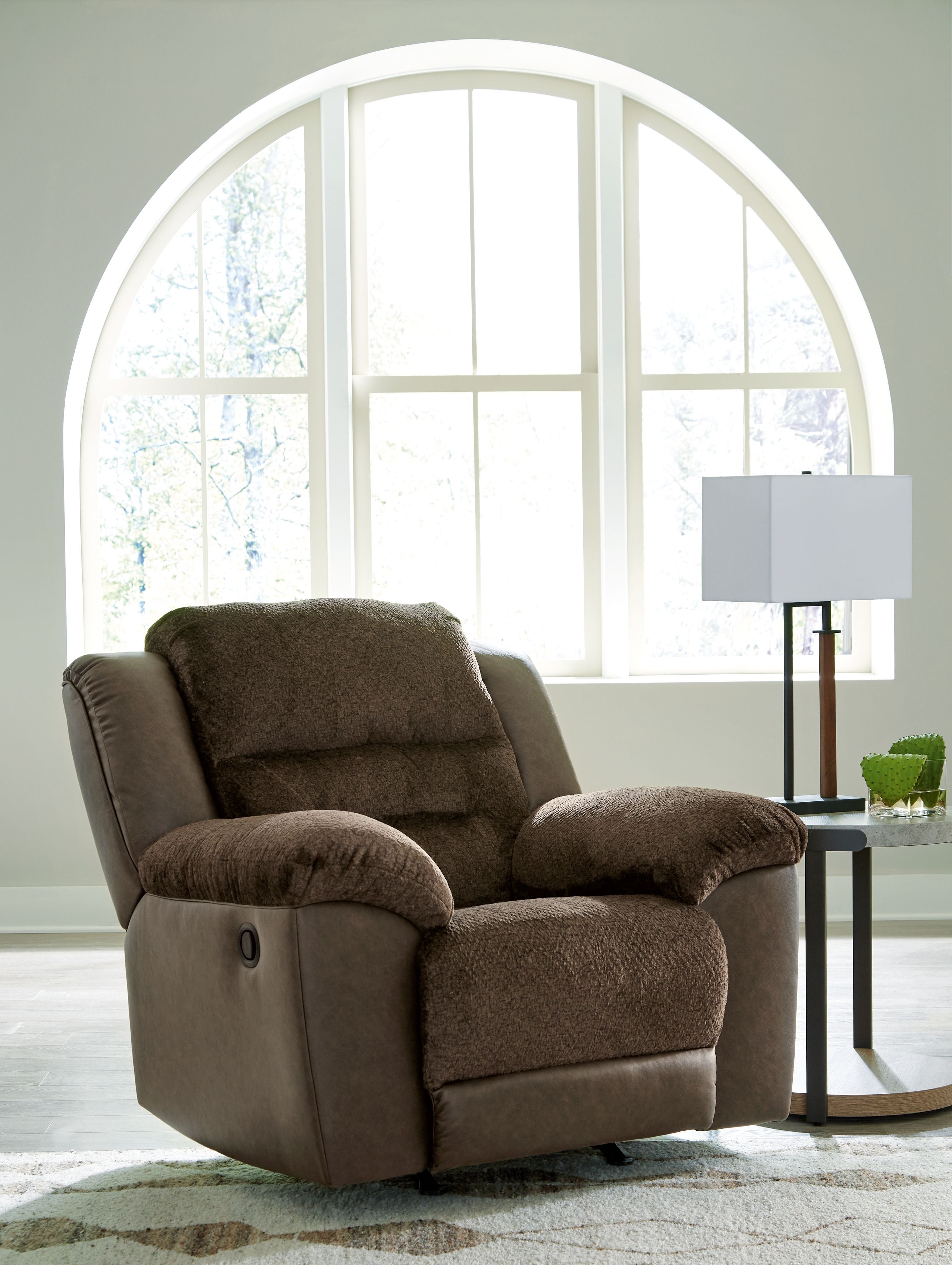Dorman - Chocolat - Fauteuil inclinable à bascule