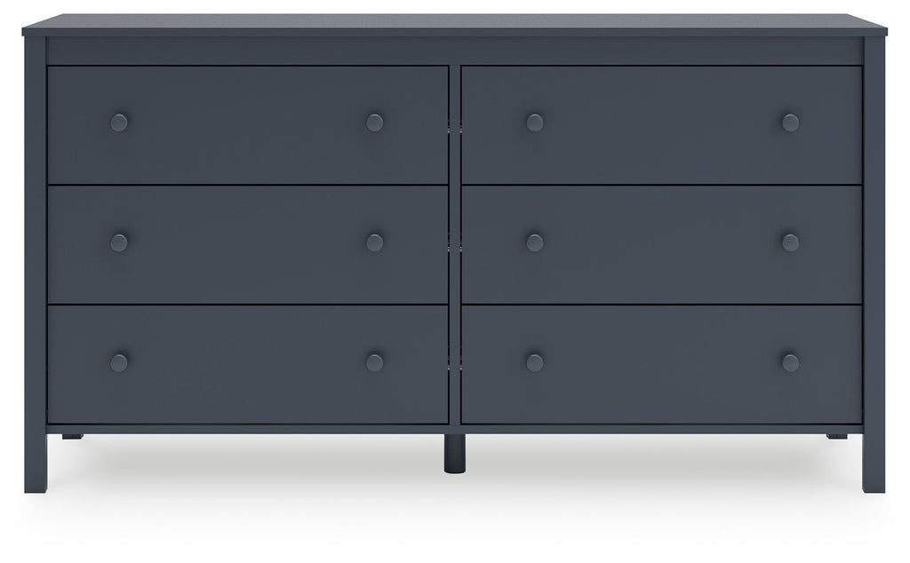 Simmenfort - Bleu marine - Commode six tiroirs