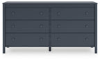Simmenfort - Bleu marine - Commode six tiroirs