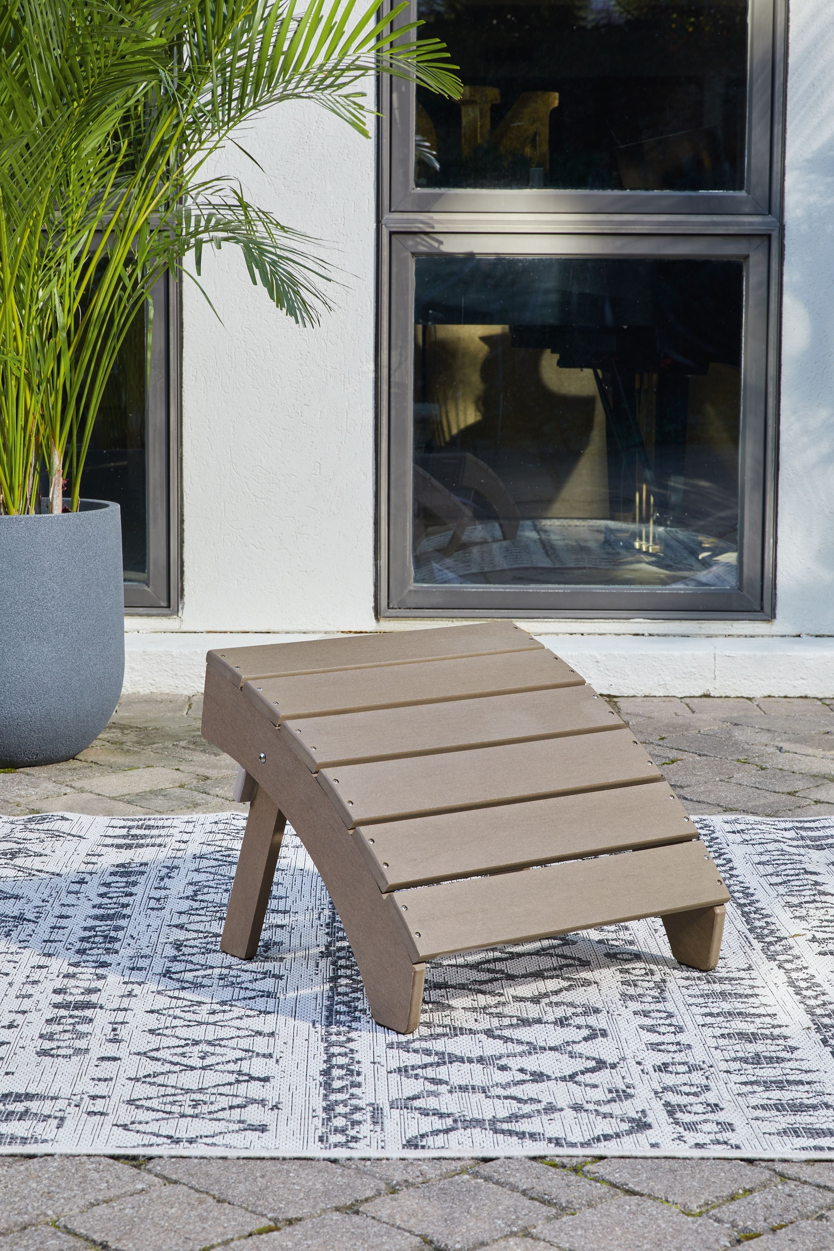 Sundown Treasure - 2 pièces - Chaise Adirondack et pouf
