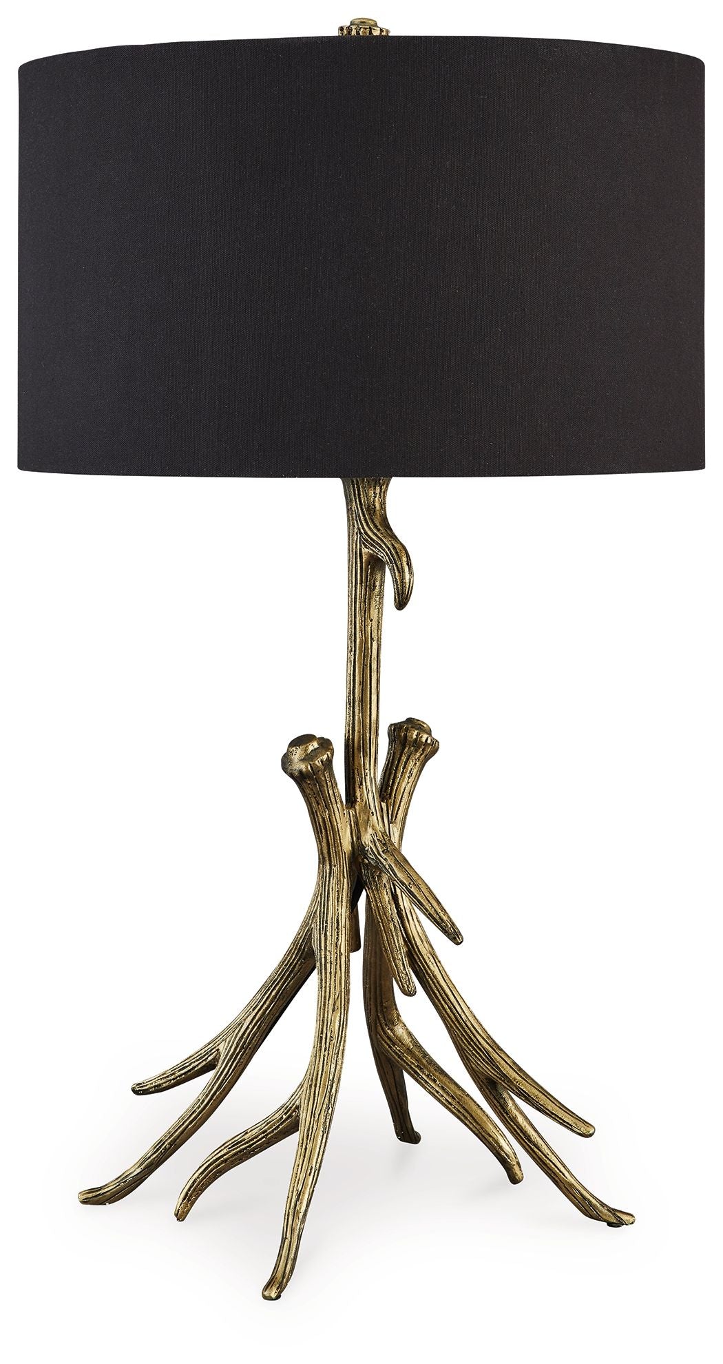 Josney - Lampe de table en métal finition or antique