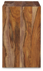 Dressonni - Marron - Table de chevet à deux tiroirs