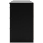 Finch - Noir - Commode à six tiroirs