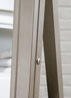Evesen - Champagne - Miroir sur pied/rangement