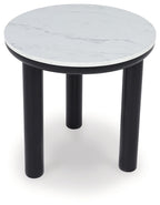 Xandrum - Noir / Blanc - Ensemble de tables d'appoint (lot de 3)