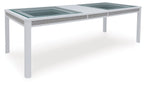 Chalanna - Ensemble de table à manger rectangulaire extensible