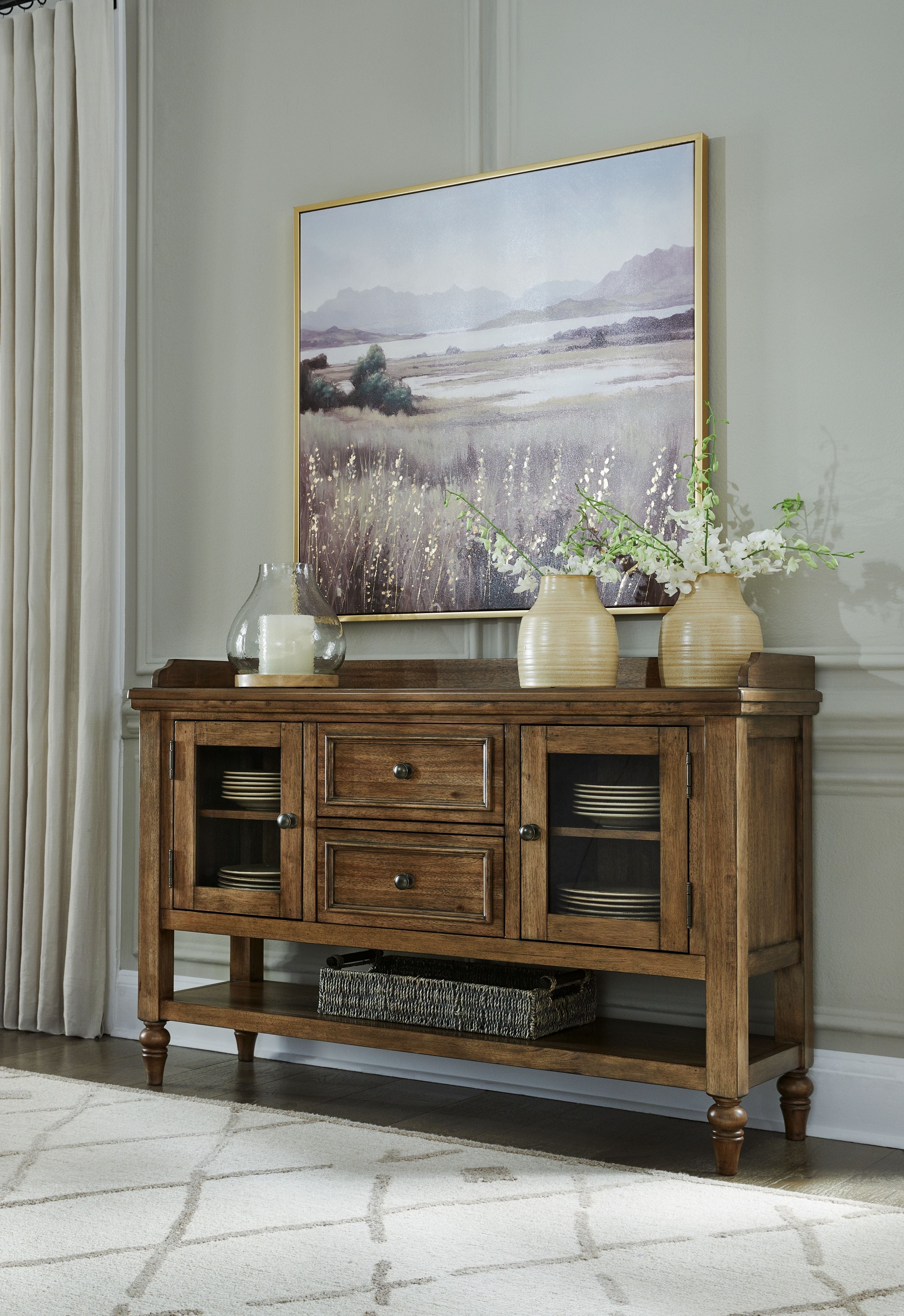 Sturlayne - Ensemble de table rectangulaire extensible